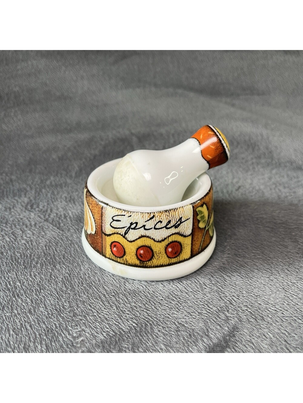 Jo!e MSC International Ceramic Mortar & Pestle Small Garlic Spice Herb Grinder